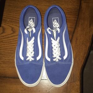 Blue Vans (suede)